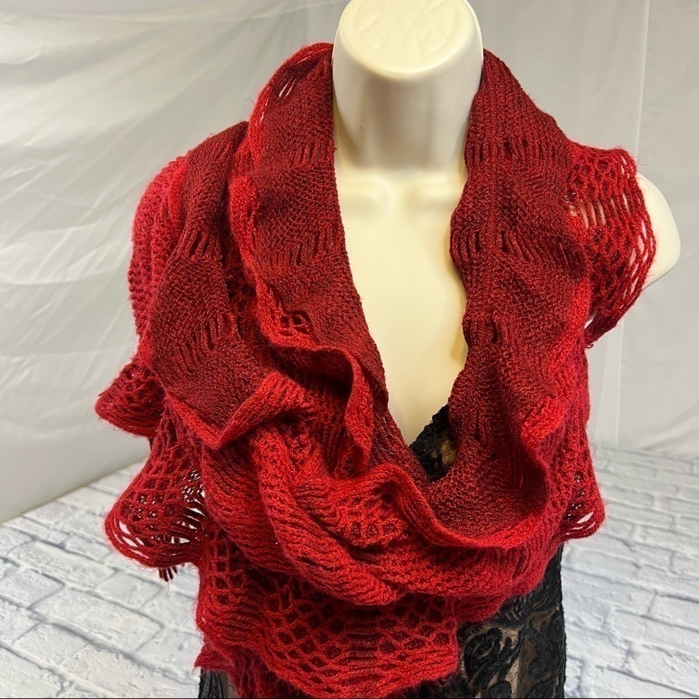 Italy Design scarf red